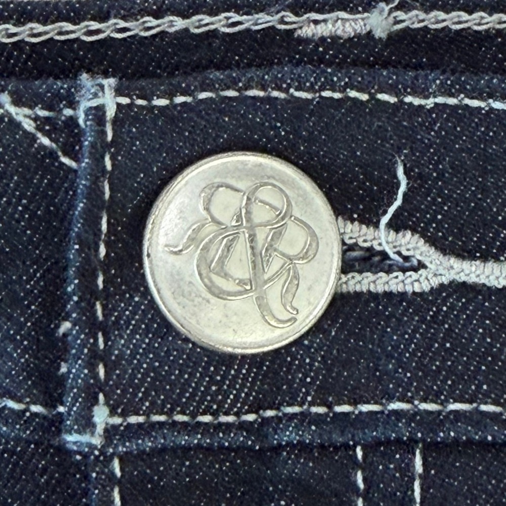 Rock & Republic Kasandra Bootcut Jeans Womens 12L Dark Wash Mid Rise Western Y2K - Picture 5 of 12